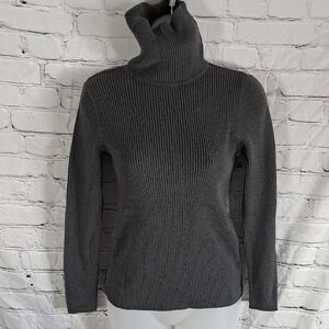 Women's Gray Turtleneck Sweater